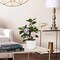 Mini Artificial Camellia Small Potted Plant with Vase – Faux Flower Desk & Home Office Tabletop Decor for Indoor Styling